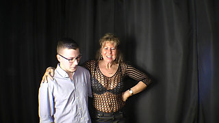 Threesome with Stepmother's Boy