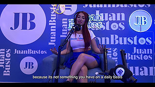 Jessica Sodi Cums While Telling Her Fantasies on a Vibrator Machine