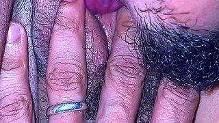 A Lustful Masseur Caught the MILF off Guard and Licked Her All Over From Behind, Exploring Her Hairy Pussy