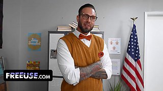 Bratty schoolgirl Jade Kimiko gets free-used by her lecturer under the seed action