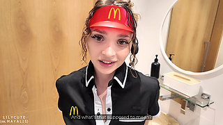 Mcdonald’s Girl Fucks to Fix Her Mistake