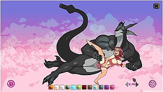 Huge Dragon Cums In Young Sorceress Pussy. Female Voice