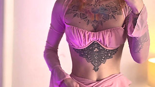 Just a Simple Mirror Striptease but How Hot It Is ‍