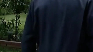 Blonde Horny Whore Was Satisfied Sucking a Big Hard Cock of His Friend