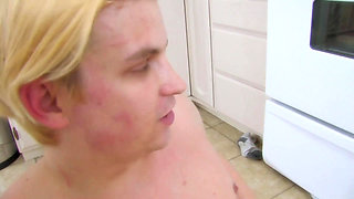 Nice banging in the kitchen