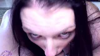 Naughty Brunette's Wild POV Piss Playtime