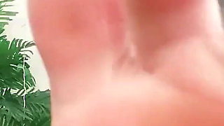 Foot Fetish Solo POV Video: Female Domination Sexy Blonde Mistress