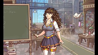 Hermine granger, school anime, hermiona