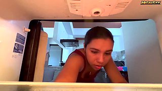 MeGanSxx Trapped in Scrubber Gets Rescued by Big-Butt Hottie