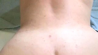 Big ass anally plugged and pounded doggystyle from his POV