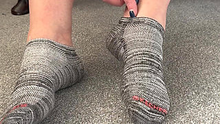 Hot Sweaty Toes, You Need to Lick Them for Me