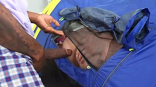 Sneaky Butt Flap Tent Fucking - Lucy Doll, Penelope Kay /