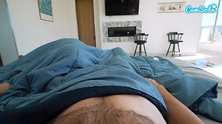 Camsoda-Very busty 18yo schoolgirl stepdaughter rides dick