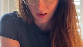 Hottie in Glasses Tells You How to Stroke!