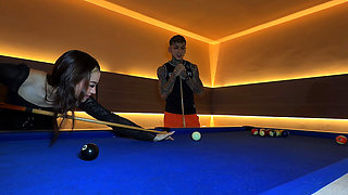 I Competed in a Game of Pool with a Foreign Stranger the Prize a Fuck Ending with a Cumshot Inside!