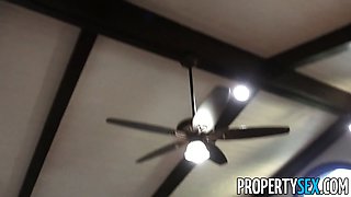 Lacy Lennon frustrated real estate agent blowjob homebuyer jizz on Ginger Bush