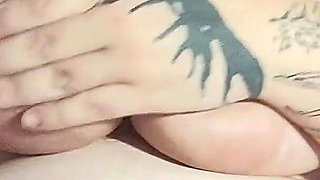 Spit Play on My Huge Saggy Tits