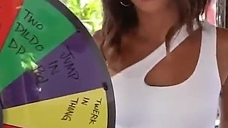 Big Ass Flexible MILF Kelsi Monroe Rides a Suction Dildo at Her Backyard