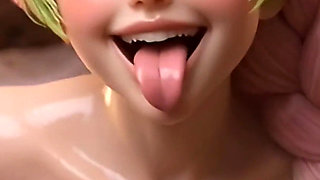 18+ Mitsuri Kanroji Massive Tits Milk Leak Bed Tease 3D Hentai