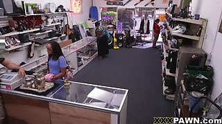 Desperate Latina Nurse Gets Big Dick in Pawn Shop - Sean Lawless Fucks Her Hard