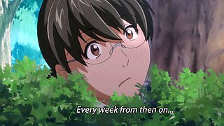 Public park anime slut drops panties for wet pussy play