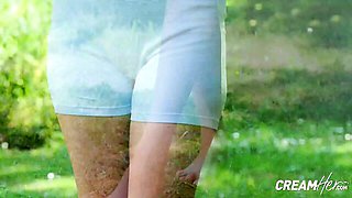 Maya Rose and CreamHer's reverse cowgirl movie by Creamher