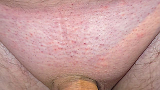 Pissing in white panties