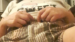 On camera with stepson, saying goodnight without being discovered by husband