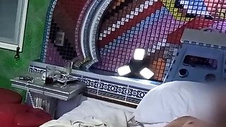 Public flashing in a hotel room - big ass Latina milf