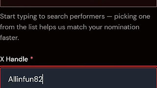 Help Me Get Nominated for Avns 2027