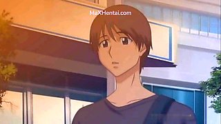 Fingering her Hairy Pussy (Hentai)