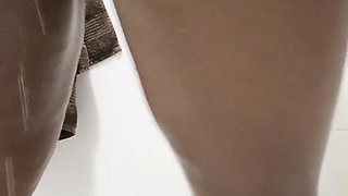 Knickers to Side Pissing in the Toilet POV