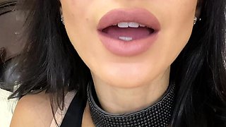 Cute curly brunette solo webcam masturbation