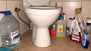 Licking Dirty Floor and Toilet, Flashing Head in It
