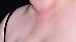MILF with Big Natural Tits Offers Blowjob