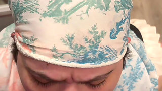 Jewish maid takes Muslims seed in closet