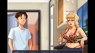 Hentai manga featuring Tsunade in a lustful apocalypse scene