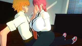 Chainsawman - Makima Office Pleasure - 3D Hentai Animations