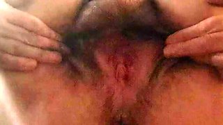 Stepmom Monse Fingers Her Hairy Pussy to a Hot Solo Orgasm - Amateur Latina MILF