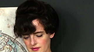 Office CFNM sluts tugging black cock