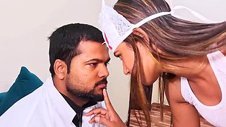 Desi Doctor Fucks Beautiful Nurse Hardcore - Hindi Audio XXX