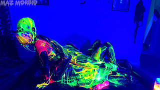 Uv Wet and Messy Gimpy Gas Mask Fun with Patricia