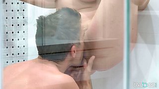 Lena Paul's Sizzling Desire in a Wet Indoor Night