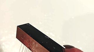 Still horny after fucking in the hotel