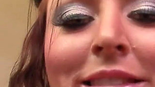 The horny teen Sophie Dee has a lot to do with the giant black penis