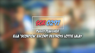 Sgr0297 Pussy Punisher - Ella 'scorpion' Escorpi Destroys Lottie Lalay
