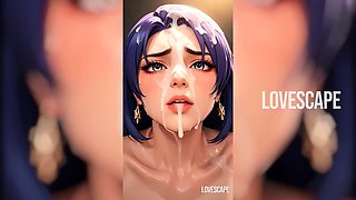 Anime Purple Hair Rough Fuck Destruction