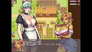 Busty maid, stepmom, futa game