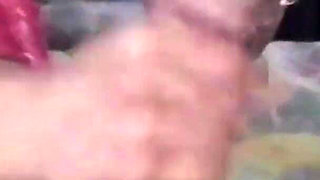 MILF Blowjob Full of Spit POV with Cum in Mouth