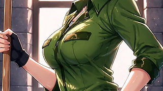 Anime girls dancing